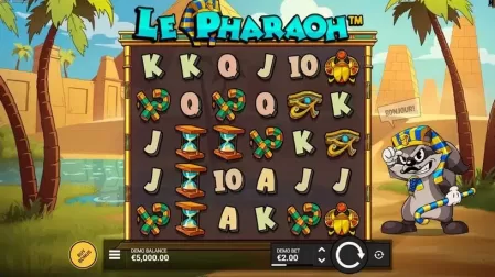 Le Pharaoh slot screenshot 1