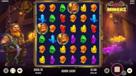 Minerz slot screenshot 3