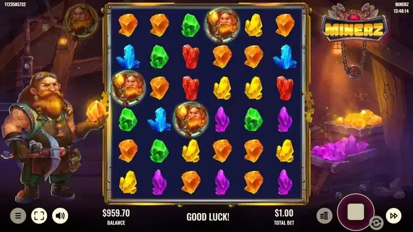 Minerz slot screenshot 3