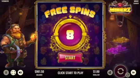 Minerz slot screenshot 4