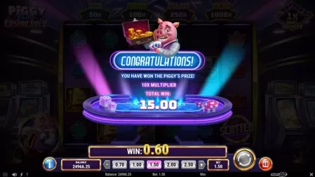 Piggy Blitz Casino Gold slot screenshot 3