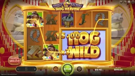 Piggy Riches 3: Hog Heaven slot screenshot 2