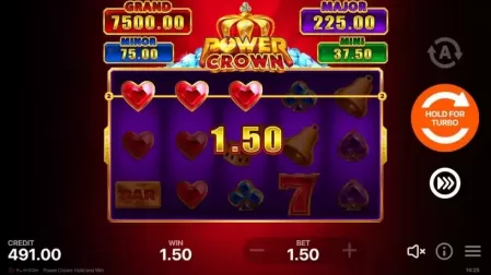Power Crown: Hold and Win slot screenshot 2