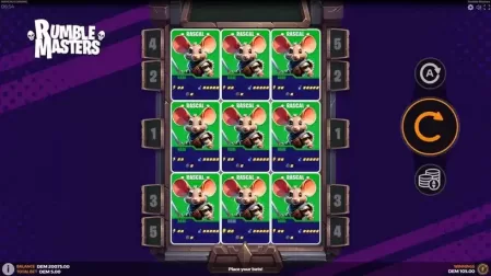 Rumble Masters slot screenshot 4