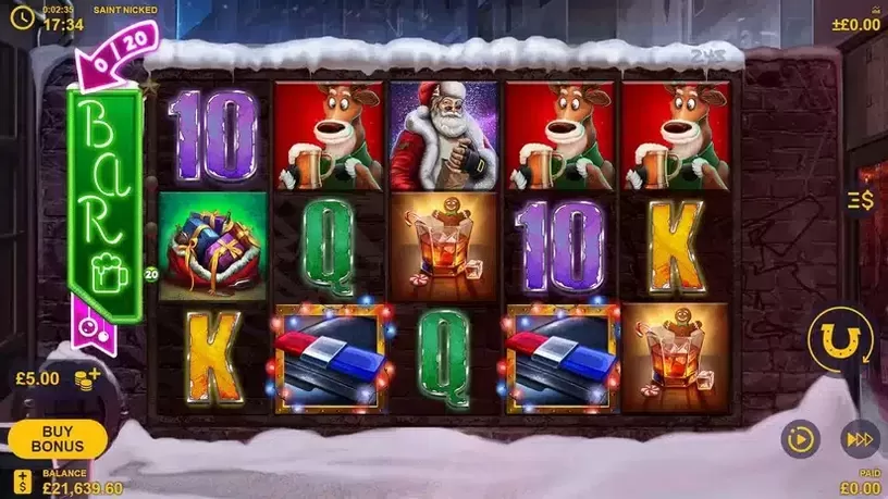 Saint Nicked slot screenshot 1