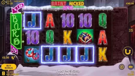 Saint Nicked slot screenshot 2