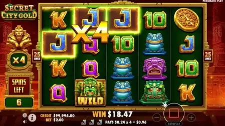 Secret City Gold slot screenshot 7