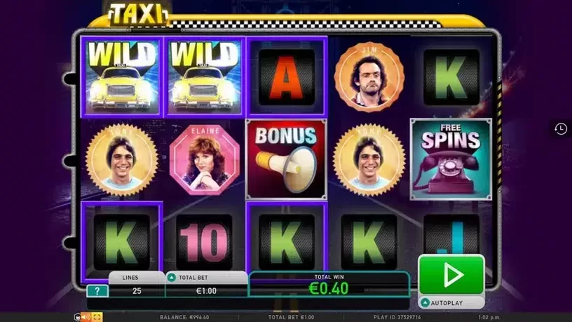 Taxi slot screenshot 2