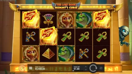 The Lost Book of Mummy’s Curse slot screenshot 2