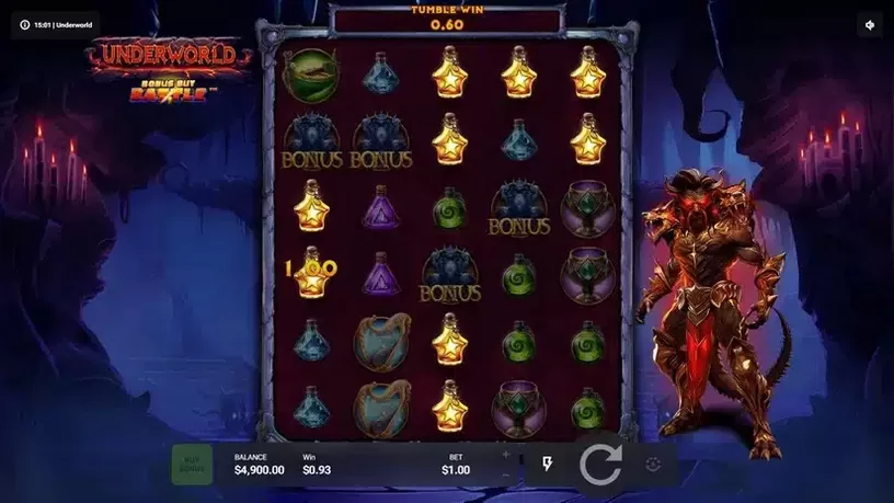 Underworld slot screenshot 1