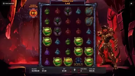 Underworld slot screenshot 5