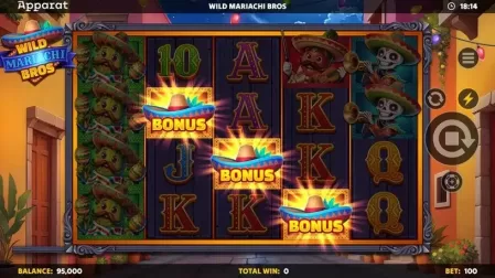 Wild Mariachi Bros slot screenshot 2