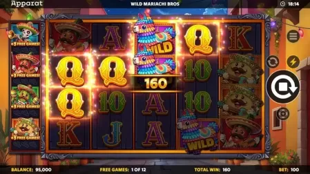 Wild Mariachi Bros slot screenshot 3