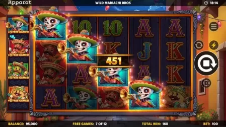 Wild Mariachi Bros slot screenshot 5