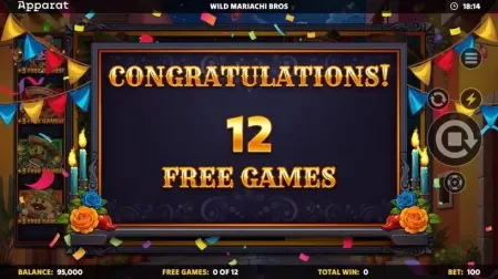 Wild Mariachi Bros slot screenshot 4