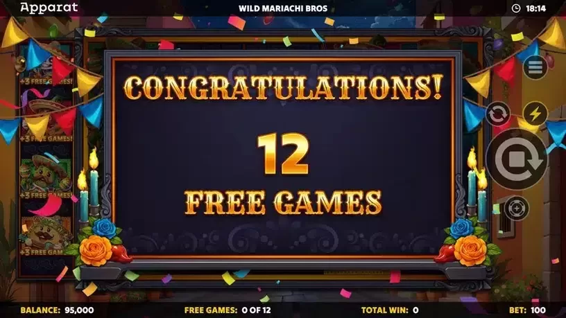 Wild Mariachi Bros slot screenshot 4