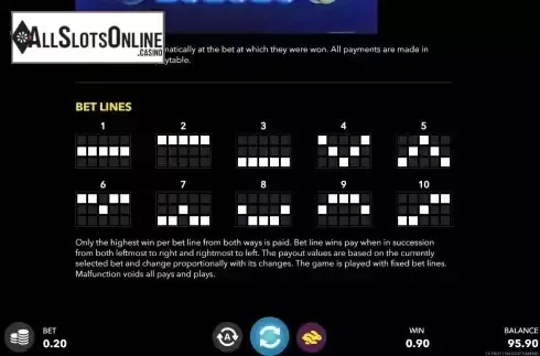 PayLines screen