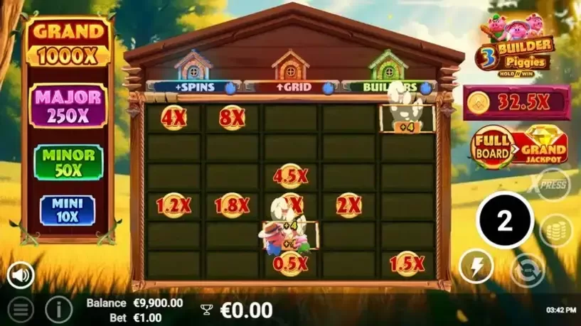 3 Builder Piggies slot screenshot 