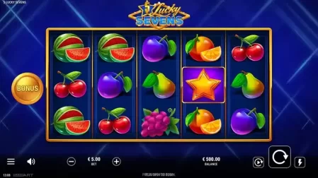 5 Lucky Sevens slot screenshot 1