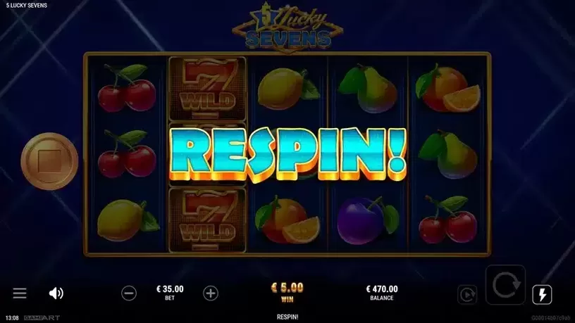 5 Lucky Sevens slot screenshot 3