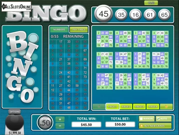 Game workflow 4. 80 Ball BINGO from Rival Gaming