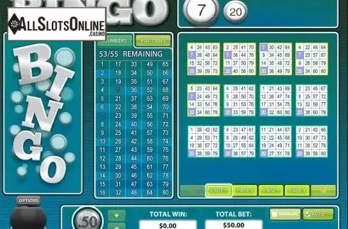 Game workflow . 80 Ball BINGO from Rival Gaming