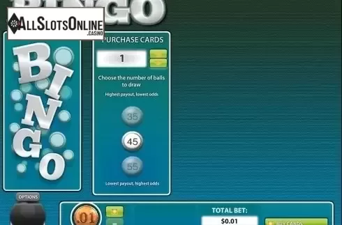 Reels screen. 80 Ball BINGO from Rival Gaming
