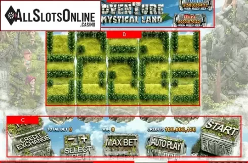 Reel Screen. Adventure of Mystical Land from esball