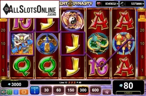Win Screen 4. Ancient Dynasty from EGT