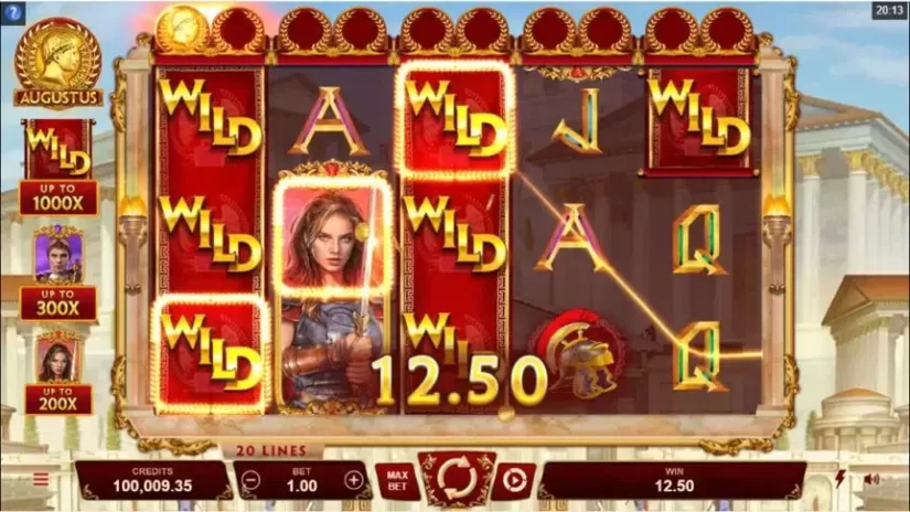 Augustus slot screenshot 3