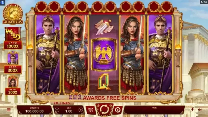 Augustus slot screenshot 1