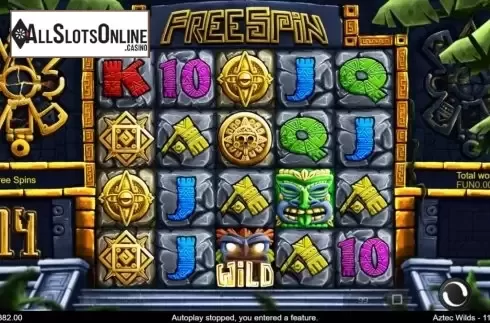 Free Spins 2. Aztec Wilds from IronDog