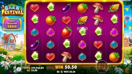 Barn Festival slot screenshot 2