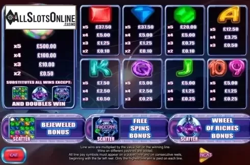 Screen2. Bejeweled 2 from Gamesys