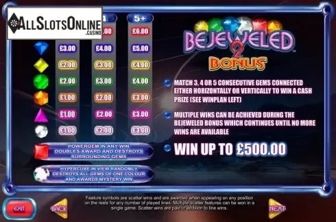 Screen4. Bejeweled 2 from Gamesys