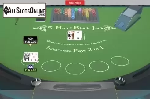 Game Screen 4. Blackjack MH (Concept Gaming) from Concept Gaming