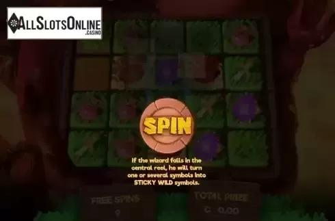 Free Spins Win Screen