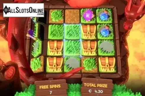 Free Spins Gameplay Screen