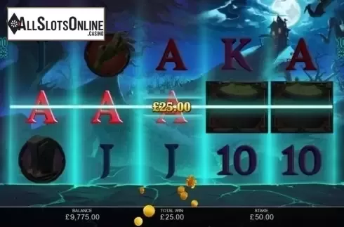 Win Screen 1. Book of Halloween from Inspired Gaming