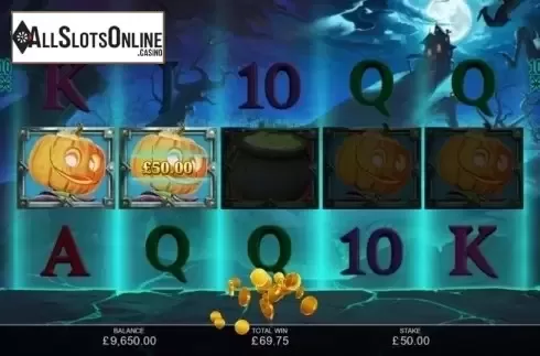 Win Screen 3. Book of Halloween from Inspired Gaming
