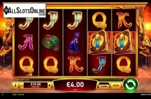 Win Screen 2. Book of Riches from Ruby Play