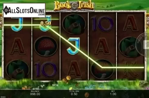 Win Screen 1. Book of the Irish from Inspired Gaming