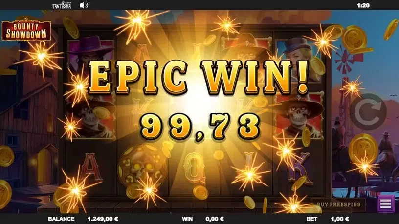 Bounty Showdown slot screenshot 5