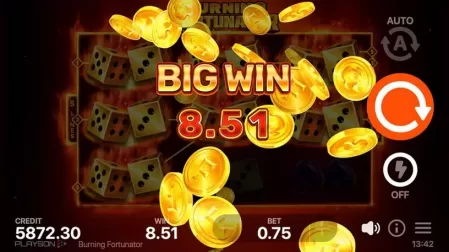 Burning Fortunator slot screenshot 3