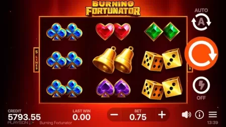 Burning Fortunator slot screenshot 1