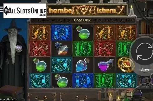 Reel Screen. Chamber of Alchemy from bet365 Software