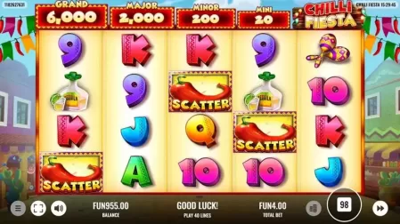 Chilli Fiesta slot screenshot 3