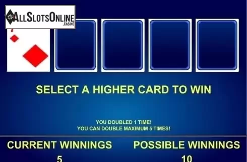 Game Screen. Deuces Wild Progressive Poker from iSoftBet
