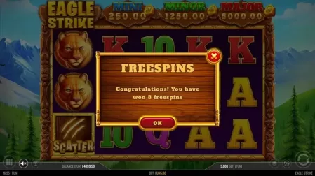 Eagle Strike Hold and Win slot screenshot 4