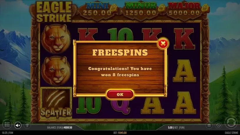 Eagle Strike Hold and Win slot screenshot 4